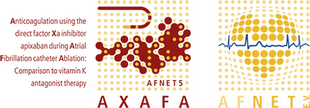 Logo of the AXAFA - AFNET 5 trial