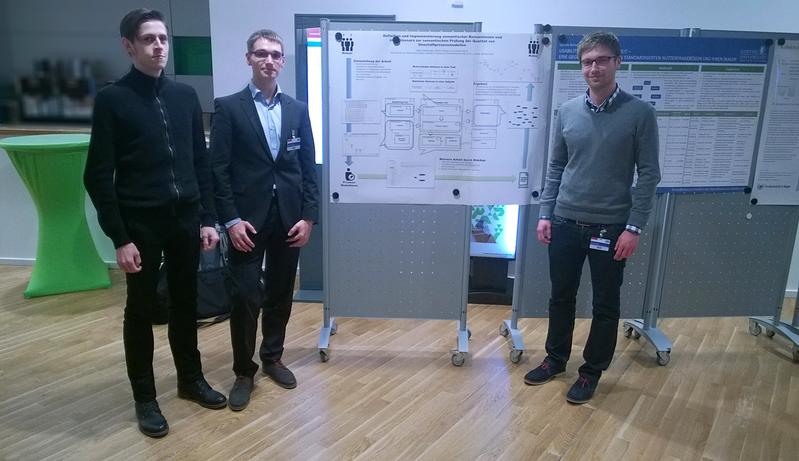 Heiko Diedemann, Martin Georgi und Carsten Mroß auf der WI 2015