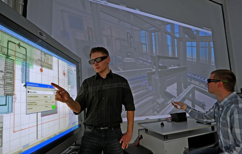 Wer in der Industrie 4.0 wettbewerbsfähig sein will, muss auch die digitale Kompetenz seiner Mitarbeiter - beispielsweise in der Fabrik- und Logistikplanung - erhöhen.
