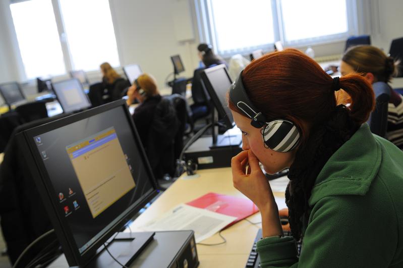 Im „Forum Sprachen und Kulturen“ des ZfbK erweitern Studierende ihre Fremdsprachenkenntnisse. 