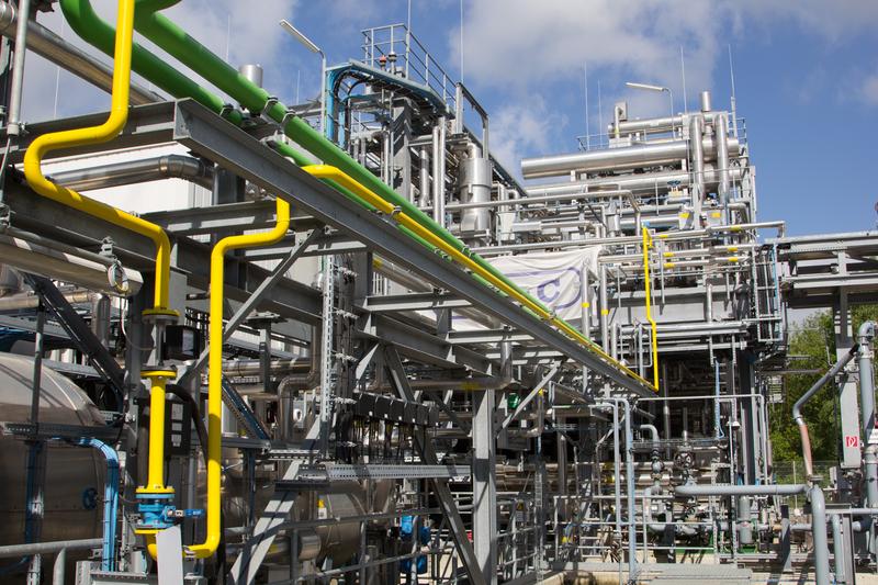 Anlage zur Herstellung von Benzin aus Synthesegas