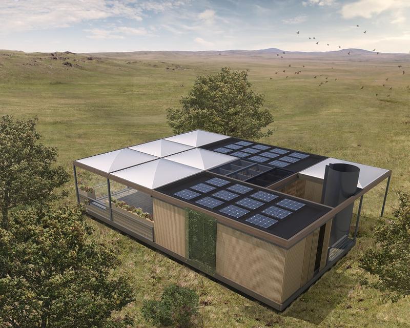 Sonnenstrom und Regenwasser: das „NexusHaus“ nutzt fast ausschließlich natürliche Ressourcen – und schont so Klima und Grundwasser.