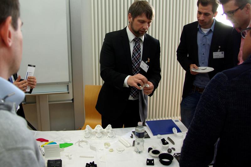 Bei der begleitenden Fachausstellung präsentierte u.a. das junge Unternehmen Formrise GmbH (Töging) 3D-Druck-Entwicklungen