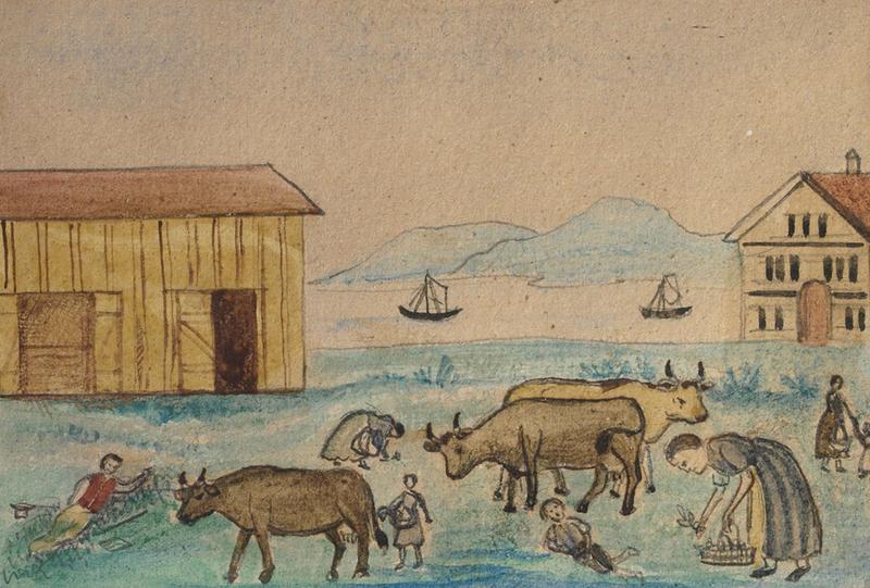 Das «Jahr ohne Sommer» 1816 führte in der Schweiz zu einer Hungerkrise. In der Ostschweiz war die Not so gross, dass die Menschen zusammen mit dem Vieh Gras assen. 