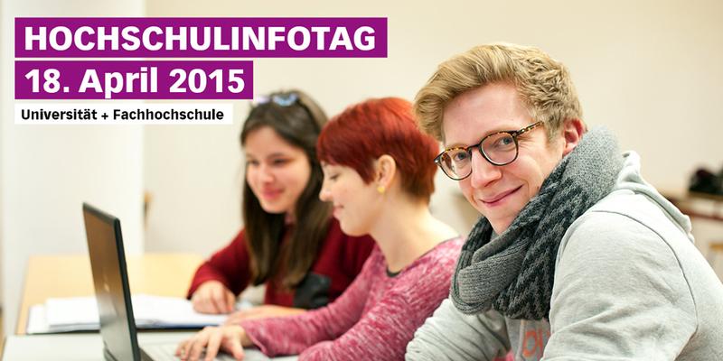 FH und Universität Erfurt laden am 18. April 2015 zum Hochschulinfotag ein.