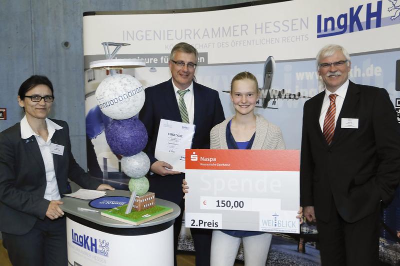 Hessischer Ingenieurnachwuchs wurde beim Schülerwettbewerb "Weitblick" in der Frankfurt UAS ausgezeichnet.
