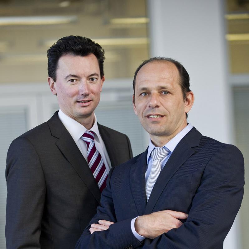 DI Simon Grasser, MBA Finanzvorstand (CFO) und Dr. Werner Scherf Vorstand (CEO/CTO) 