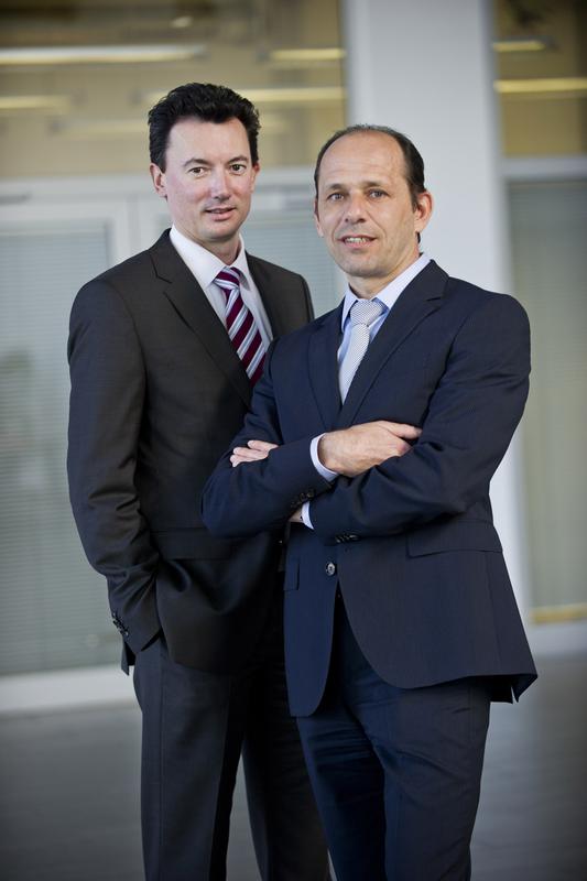 From left: Simon Grasser MBA, management (CFO) and Dr Werner Scherf, management (CEO/CTO)   