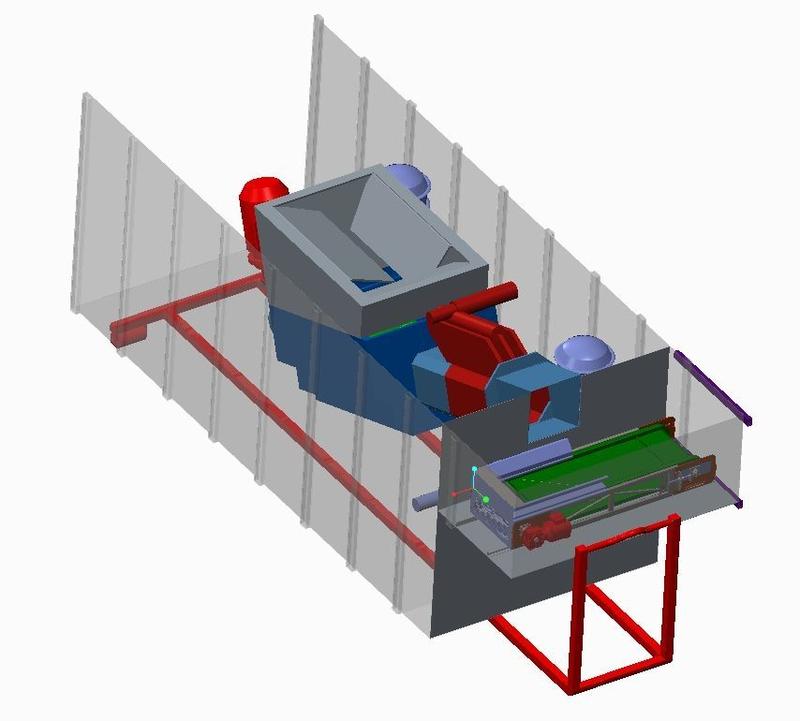 3D-Darstellung der Kompaktpresse
