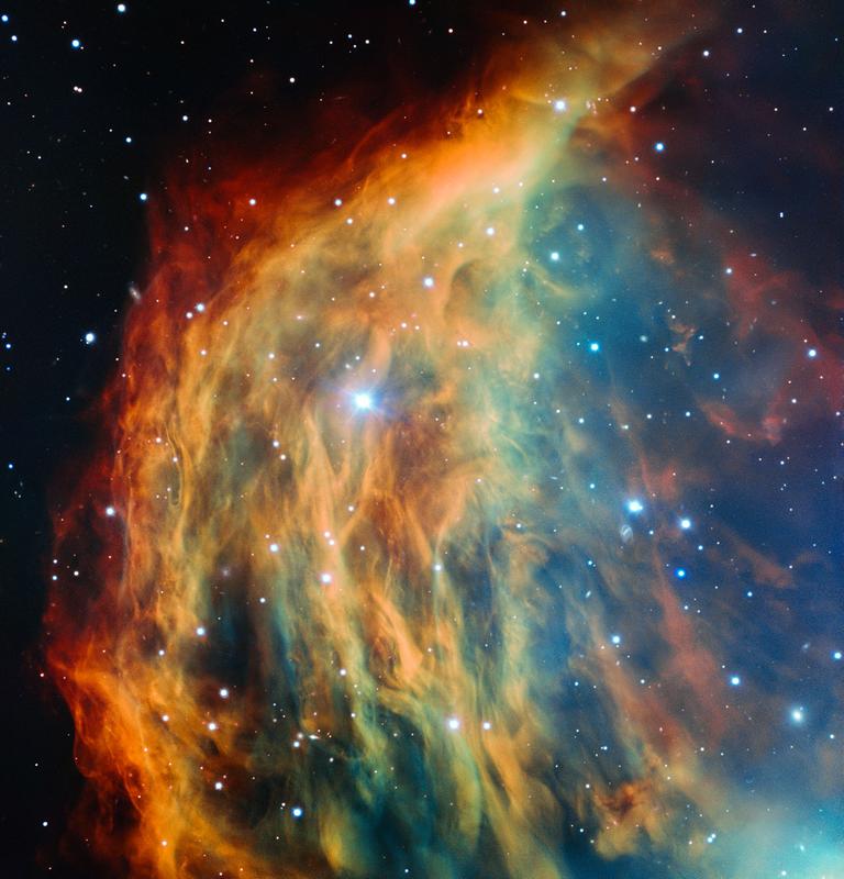 Das Very Large Telescope der ESO beobachtet den Medusa-Nebel.