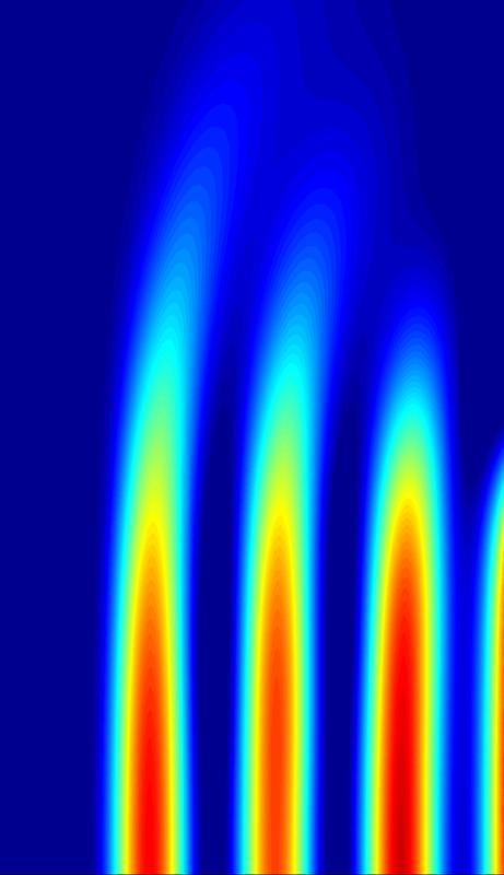 Propagation of the terahertz waves in ionized gas in a magnetic field of 178 tesla.