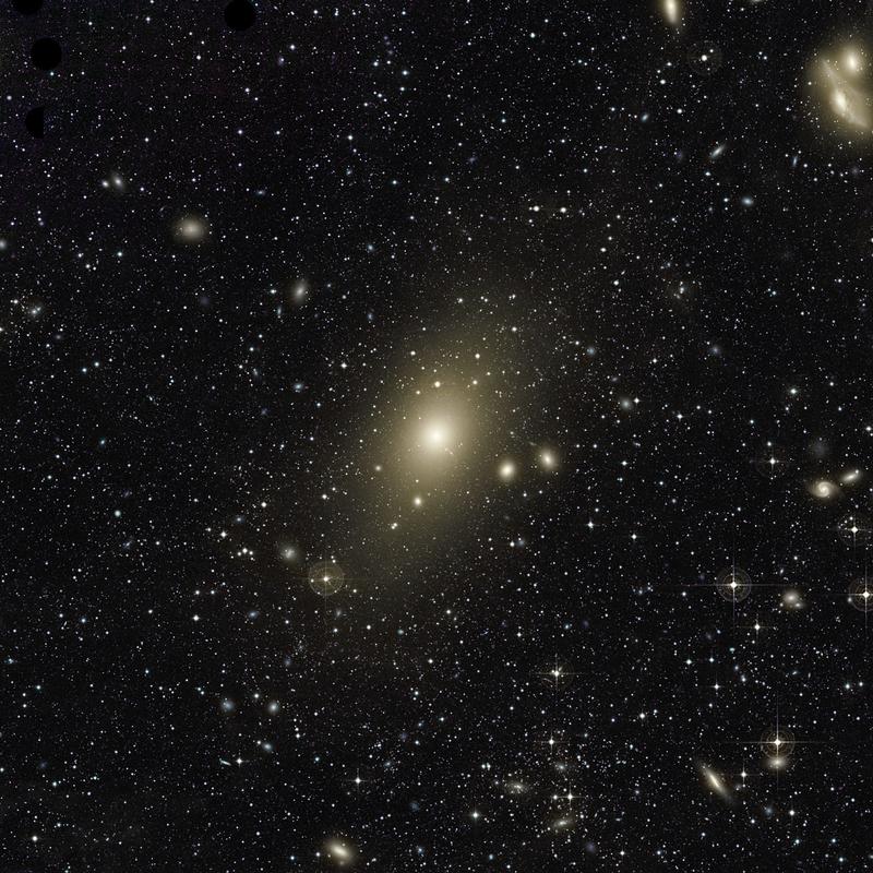 Der Halo der Galaxie Messier 87.