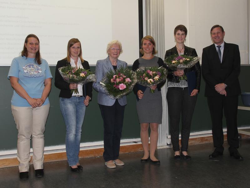 Prof. Dr. Barbara Kirchner, Dr. Eva Perlt, Prof. Dr. Dr. Sigrid Peyerimhoff, Elisabeth Vogelsang, Jeannine Gleim und Prof. Dr. Peter Vöhringer.