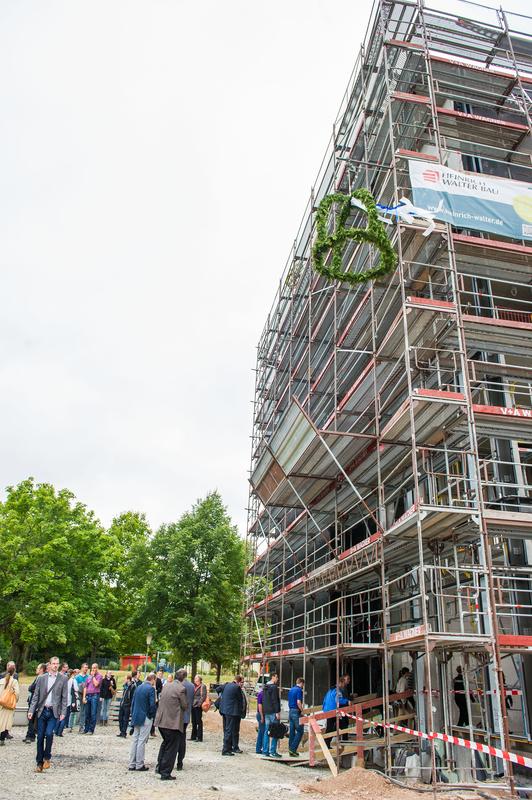 Richtfest für das Seminargebäude Philosophikum am 13. Juli 2015. 