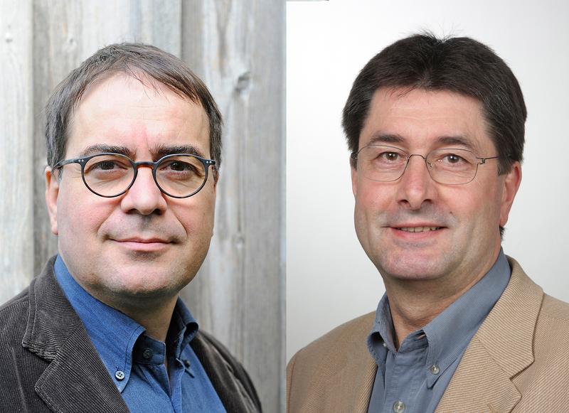 Prof. Dr. Christoph Wagner (links) und Prof. Dr. Bernhard Weber (rechts).