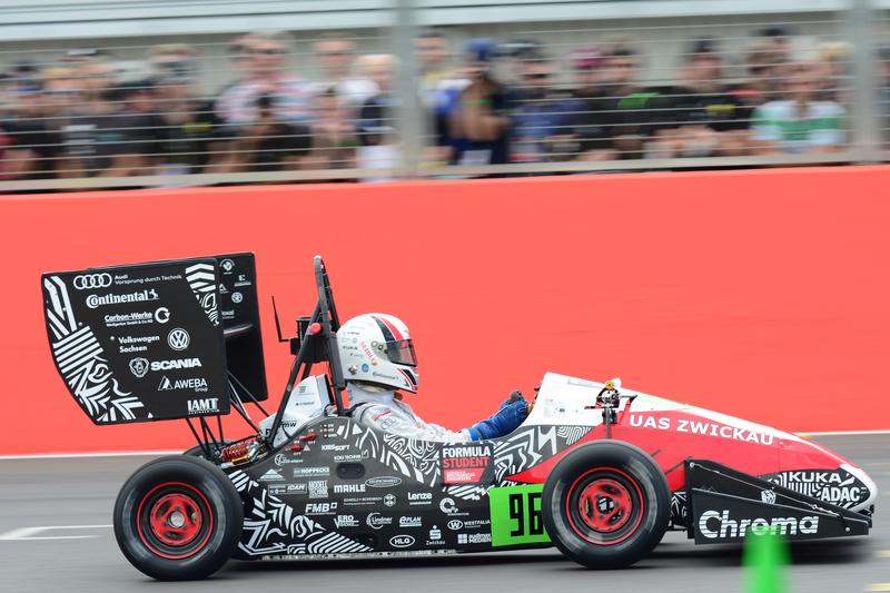 "eddy" fuhr das WHZ-Racingteam in Silverstone ...