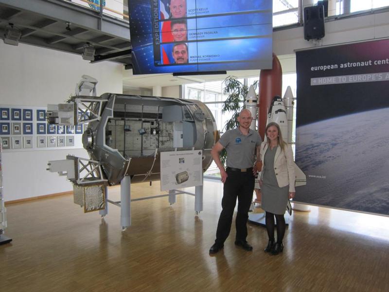 Im Zentrum für Luft- und Raumfahrt in Köln traf Lisa Schachner den Astronauten Alexander Gerst.