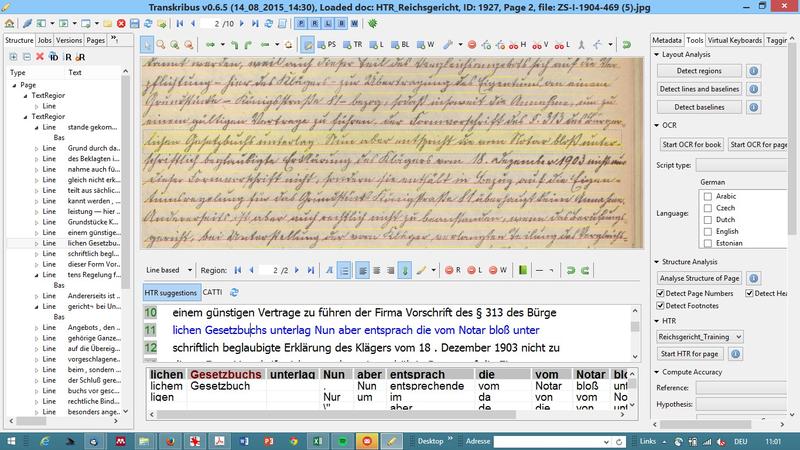 Mit der Software Transkribus können historische Handschriften automatisch entschlüsselt werden.