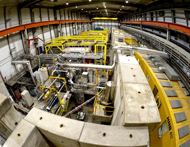 Der Aufbau des COMPASS Experiments am Super Proton Synchrotron am CERN.