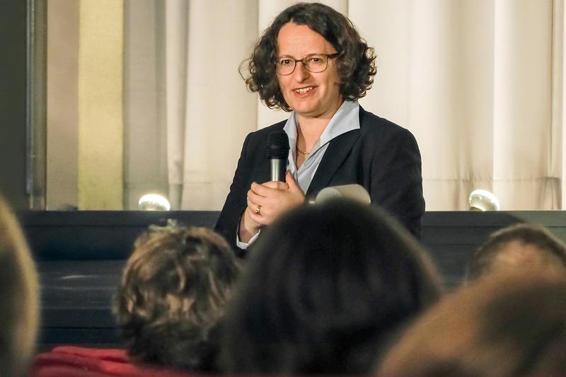 Frau Prof. Dr. Monika Jungbauer-Gans bei ihrer Antrittsrede am 4. September im DZHW in Hannover