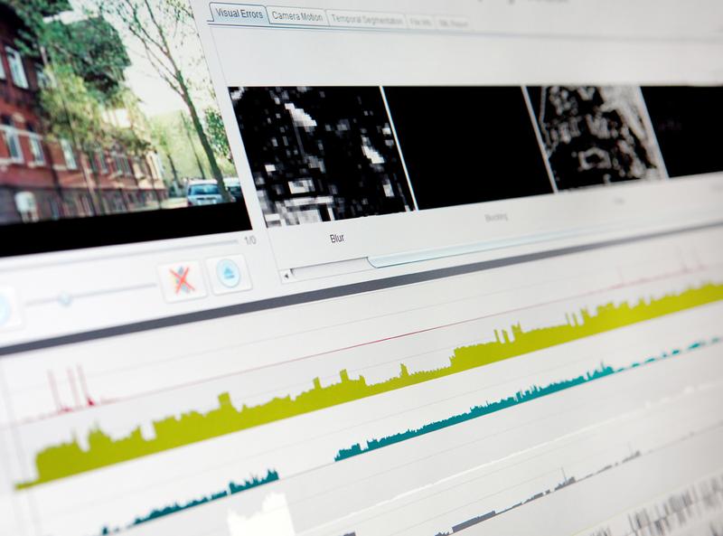Amongst others, IDMT´s technologies for automatic A/V analysis help to detect errors and quality issues in video content.