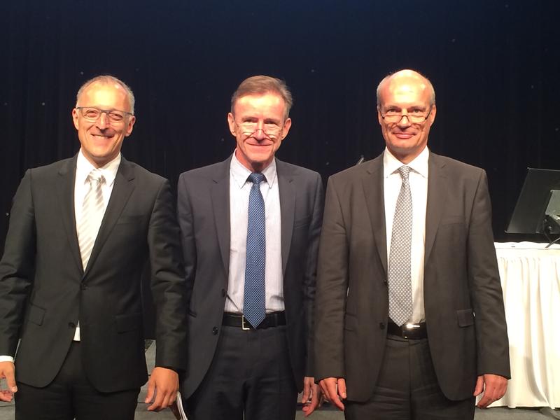 v.l.n.r. Prof. Dr. Thomas Benzing, Köln, Prof. Dr. Jürgen Floege, Aachen, Prof. Dr. Markus Ketteler, Coburg