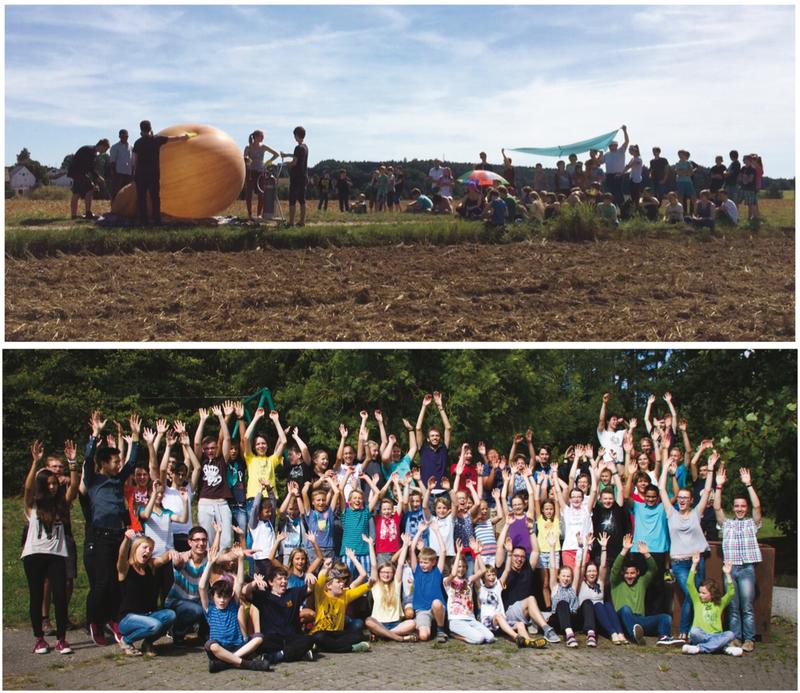 Vom Start bis zum Jubel über die Nachricht vom Erfolg der Allerkundung: die Teilnehmerinnen und Teilnehmer des Augsburger Mathecamps 2015