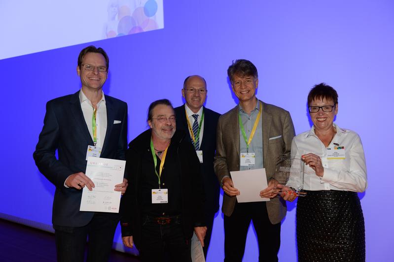v. l. n. r.:Dr. Harald Junius, Frank Eichler, Prof. Dr. Stephan Roth, Dr. Holger Schreier, Alida Cardinal  