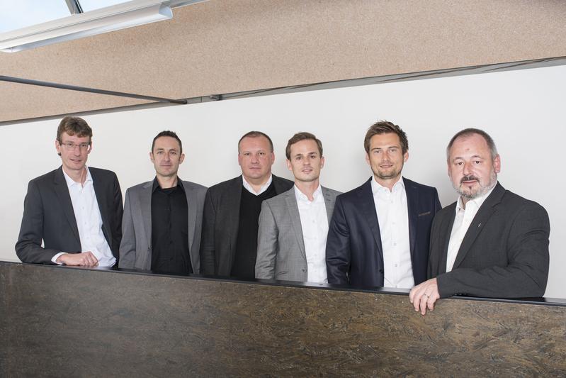v.l.n.r.: Stefan Güldenberg, Sascha Kraus, Christian Marxt, Matthias Filser, Christian Schimmelpfennig, Thomas Moll