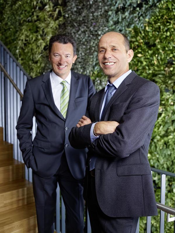 CTR board members from left: Simon Grasser (CFO) and Werner Scherf (CEO). 