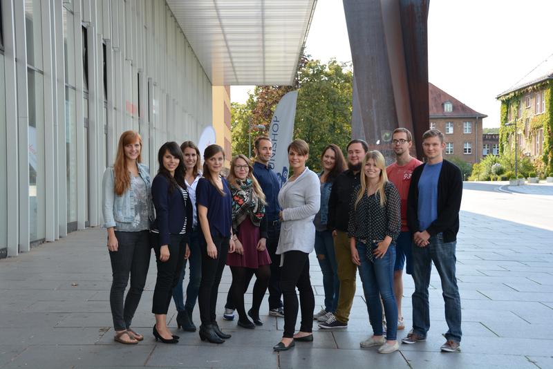 Die "Kerngruppe" engagierter Studenten auf dem Saarbrücker Campus.