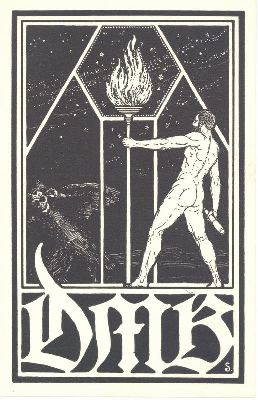 Karte des Deutschen Monistenbundes (DMB).