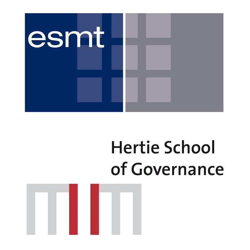 Das Logo der ESMT und der Hertie School