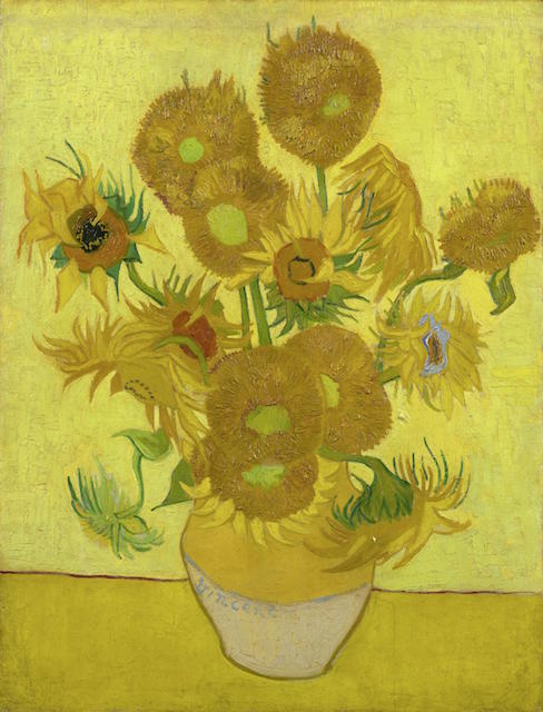 Sonnenblumen, 1889, Vincent van Gogh (1853-1890). http://www.vangoghmuseum.nl/en/collection/s0031V1962