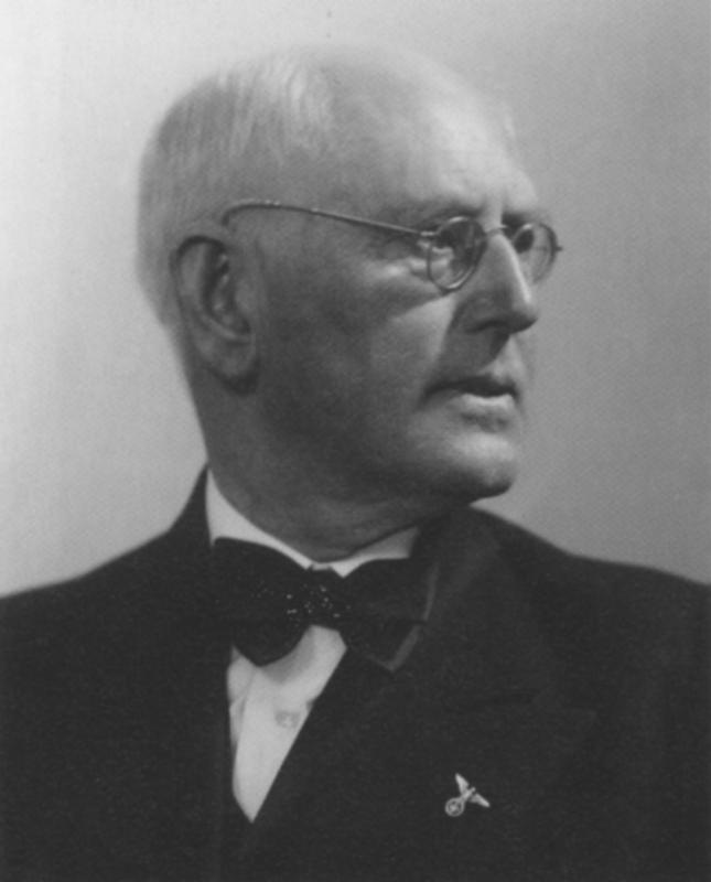 Porträt von Paul Schultze-Naumburg aus den 1930-er Jahren