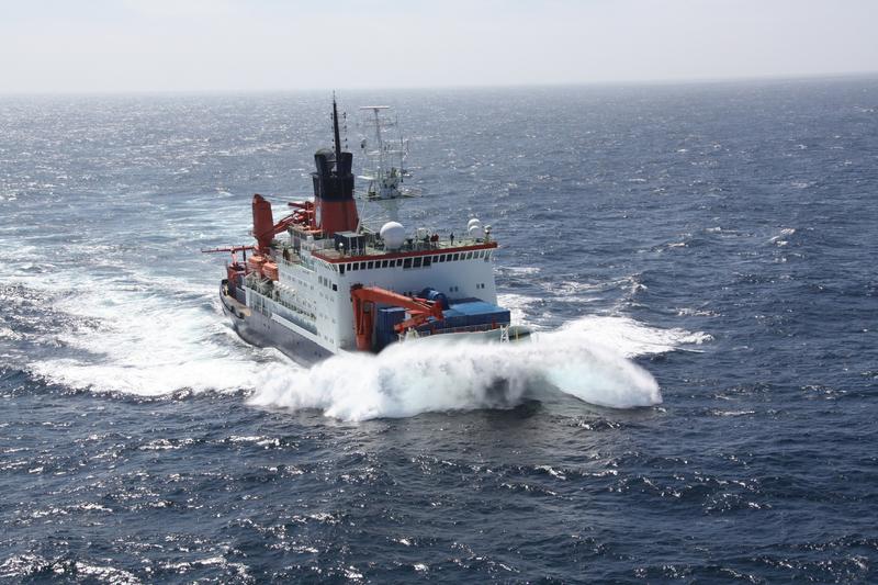 RV Polarstern in the Atlantic Ocean