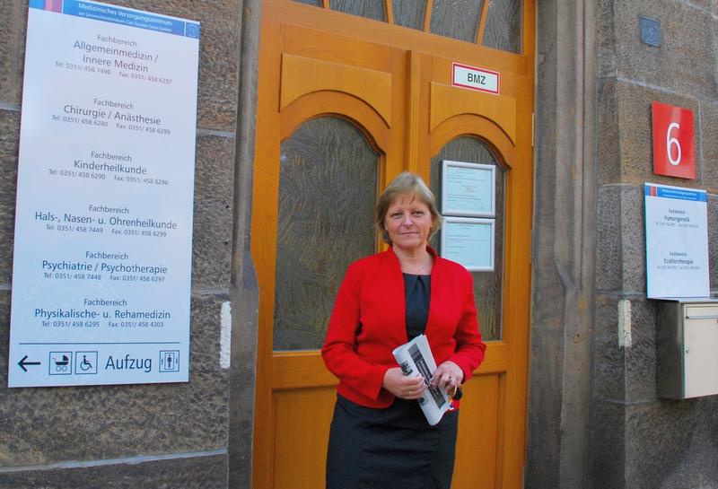 Juliane Schmidt begleitet als Geschäftsführerin die Entwicklung des Medizinischen Versorgungszentrums am Universitätsklinikum Carl Gustav Carus Dresden GmbH seit der Gründungsphase. 