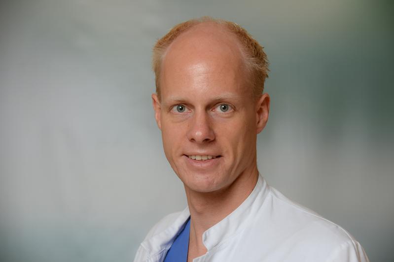Dr. Christian Frerker, Oberarzt der Kardiologie der Asklepios Klinik St. Georg