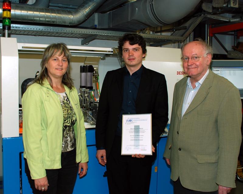 Dr. Ines Kühnert, Matthieu Fischer, Prof. Dr. Gert Heinrich (v.l.n.r.)