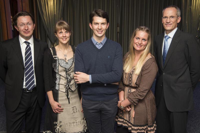Stolze Gewinner und Veranstalter: (v.l.) Marc Karabasch, Susanne Faber, Matthias Widbiller, Tanja Basan, Dr. Frank Pfefferkorn
