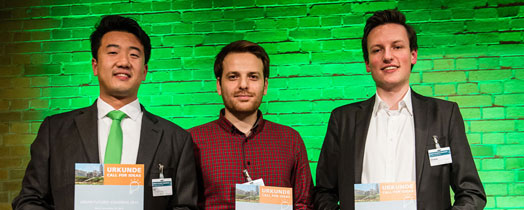 Three winners of the “Call for Ideas” competition at Fraunhofer’s “Urban Futures” conference