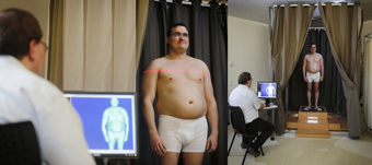 As part of the "Plus-size men" research project, the researchers at Hohenstein used the latest 3D scanner technology to carry out a size survey. 
