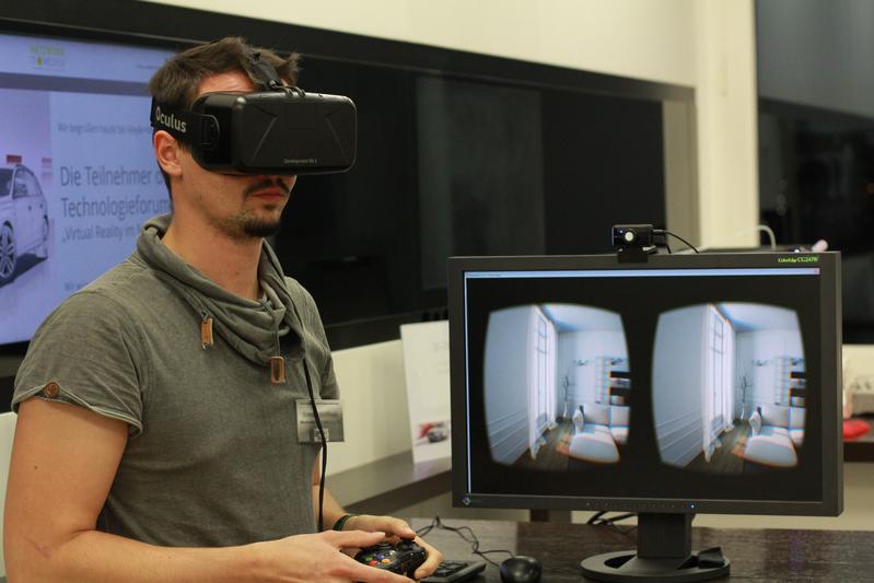 Eintauchen in virtuelle Welten beim Technologieforum