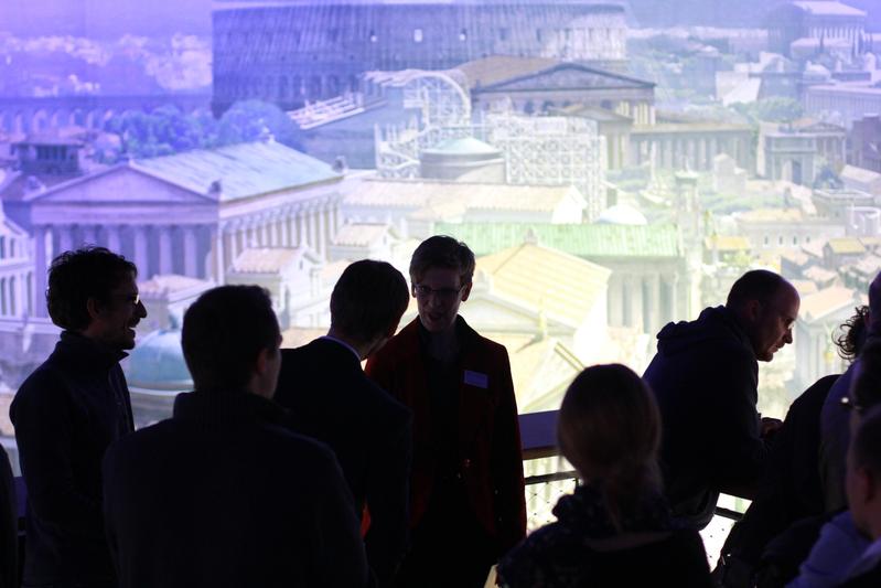 Rundgang durch das 360-Grad-Panorama im Gasometer Pforzheim