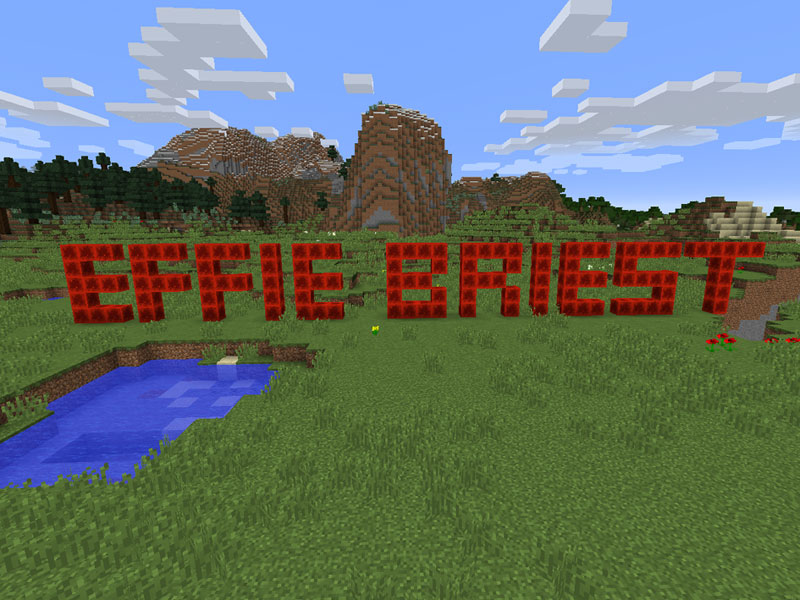 Mit "Minecraft" lassen sich virtuellen Welten erschaffen, in denen auch Brücken zur Literatur geschlagen werden können. 