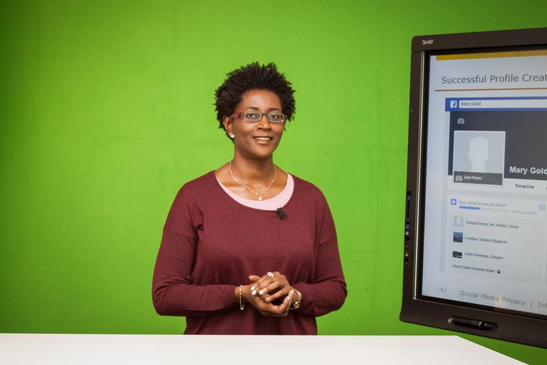 Computer scientist Anne Kayem teaches the new online course on privacy issues of social media 