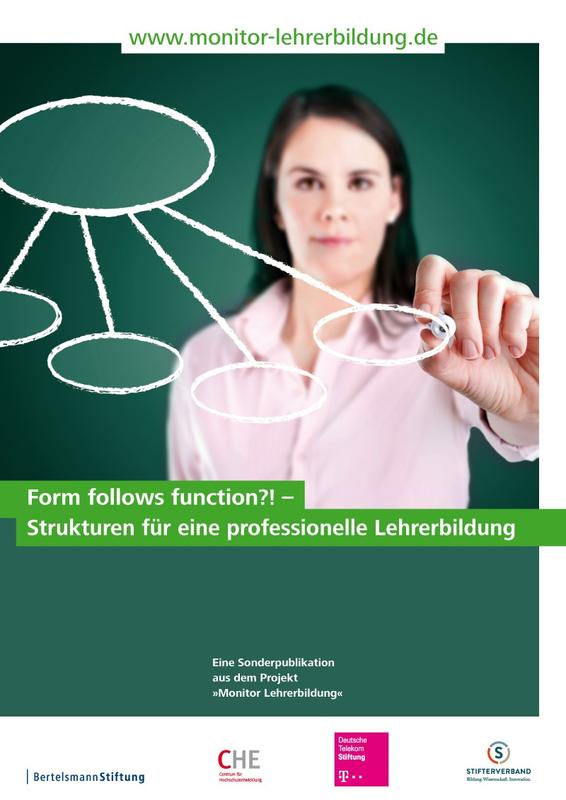 Cover der Publikation "Form follows function?! - Strukturen für eine professionelle Lehrerbildung"