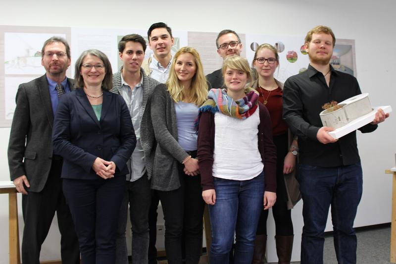 Das Gewinnerteam mit Vertretern der Hochschule Bonn-Rhein-Sieg