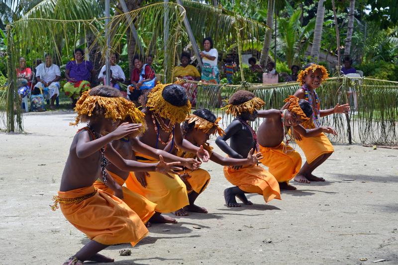 Ritual dances in the Takuu Atoll