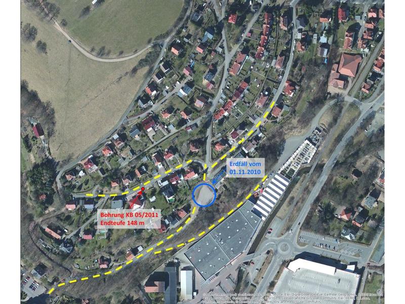 Karte zum Messprogramm